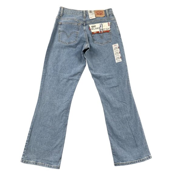 NWT Y2K Levis 550 Jeans Womens 6 Relaxed Bootcut Stretch Denim - Picture 2 of 9